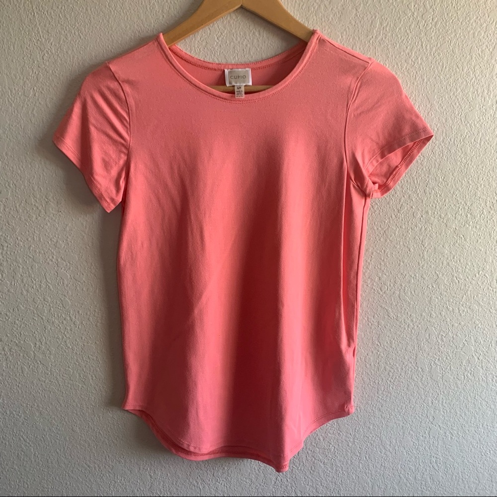 Belk pink comfy short sleeve tee